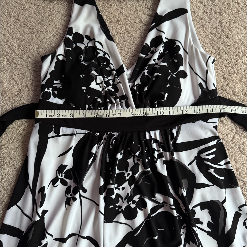 Speckless Black and White Floral Dress size large - Picture 4 of 7